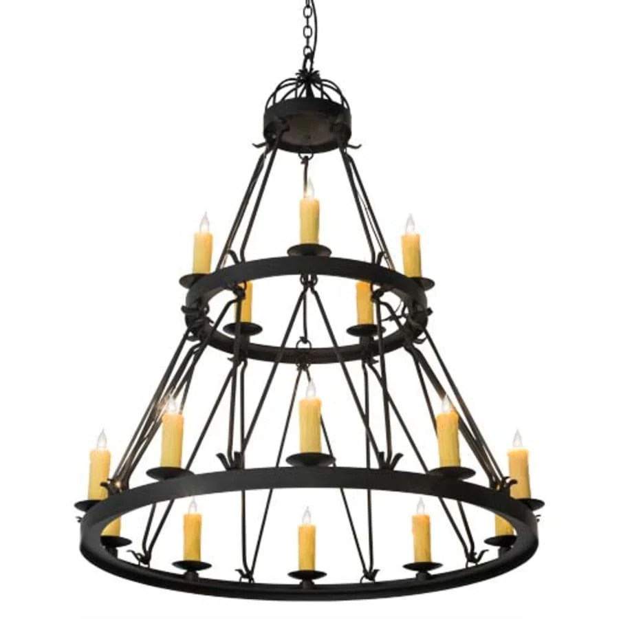 Meyda Tiffany Lakeshore 15 Light 48" Wide Taper Candle Style Chandelier - Image 1