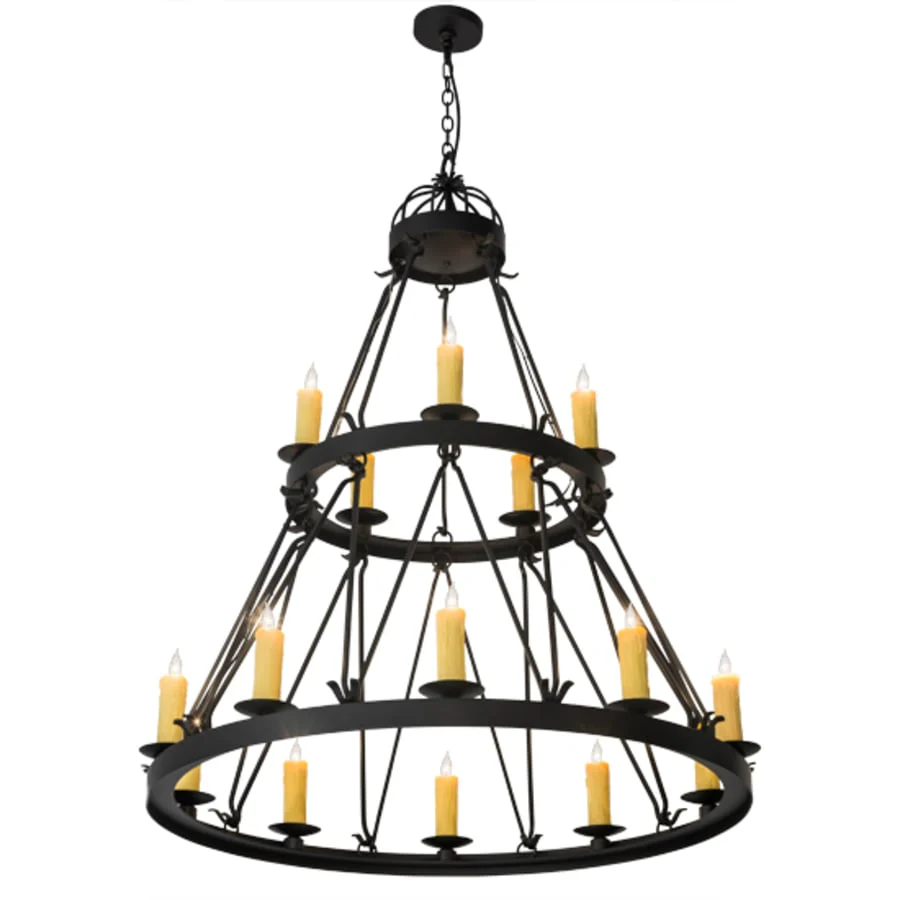 Meyda Tiffany Lakeshore 15 Light 48" Wide Taper Candle Style Chandelier - Image 2