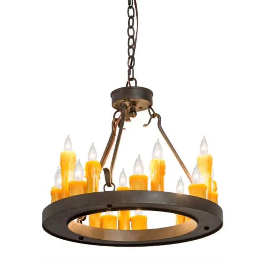 Meyda Tiffany Deina 18 Light 21" Wide Taper Candle Style Chandelier - Image 1