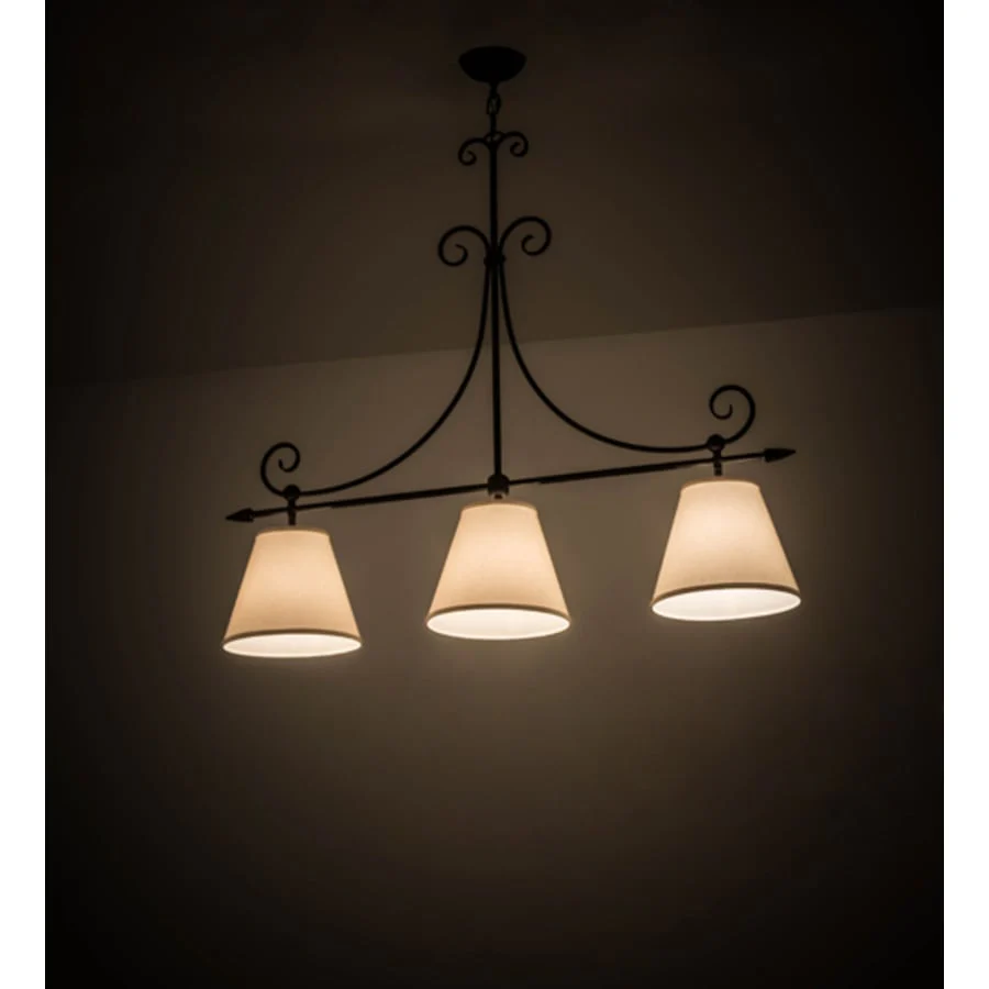 Meyda Tiffany Marselle 3 Light 42" Wide Linear Pendant - Image 1