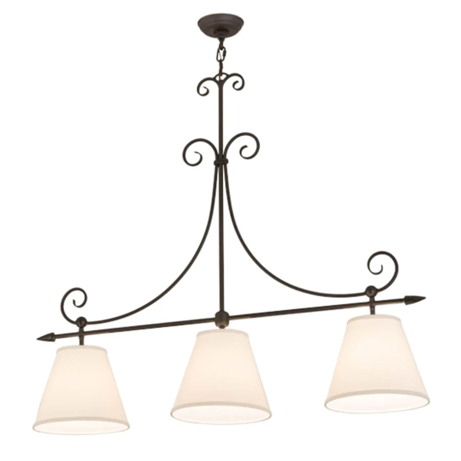 Meyda Tiffany Marselle 3 Light 42" Wide Linear Pendant - Image 2
