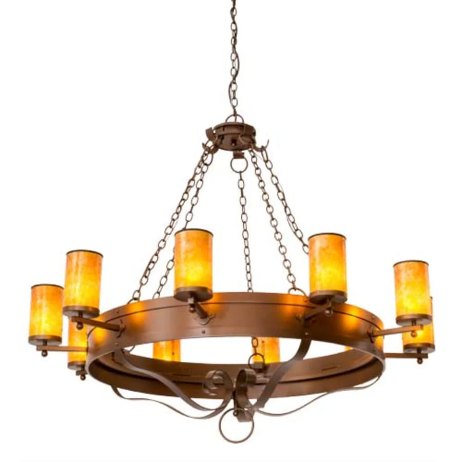 Meyda Tiffany Parnella 9 Light 60" Wide Ring Chandelier - Image 1