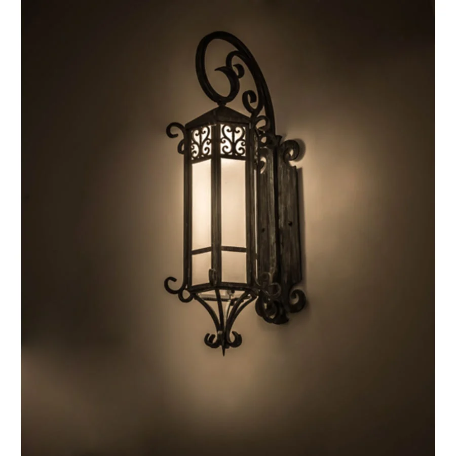 Meyda Tiffany Caprice 37" Tall Wall Sconce with Shade - Image 1