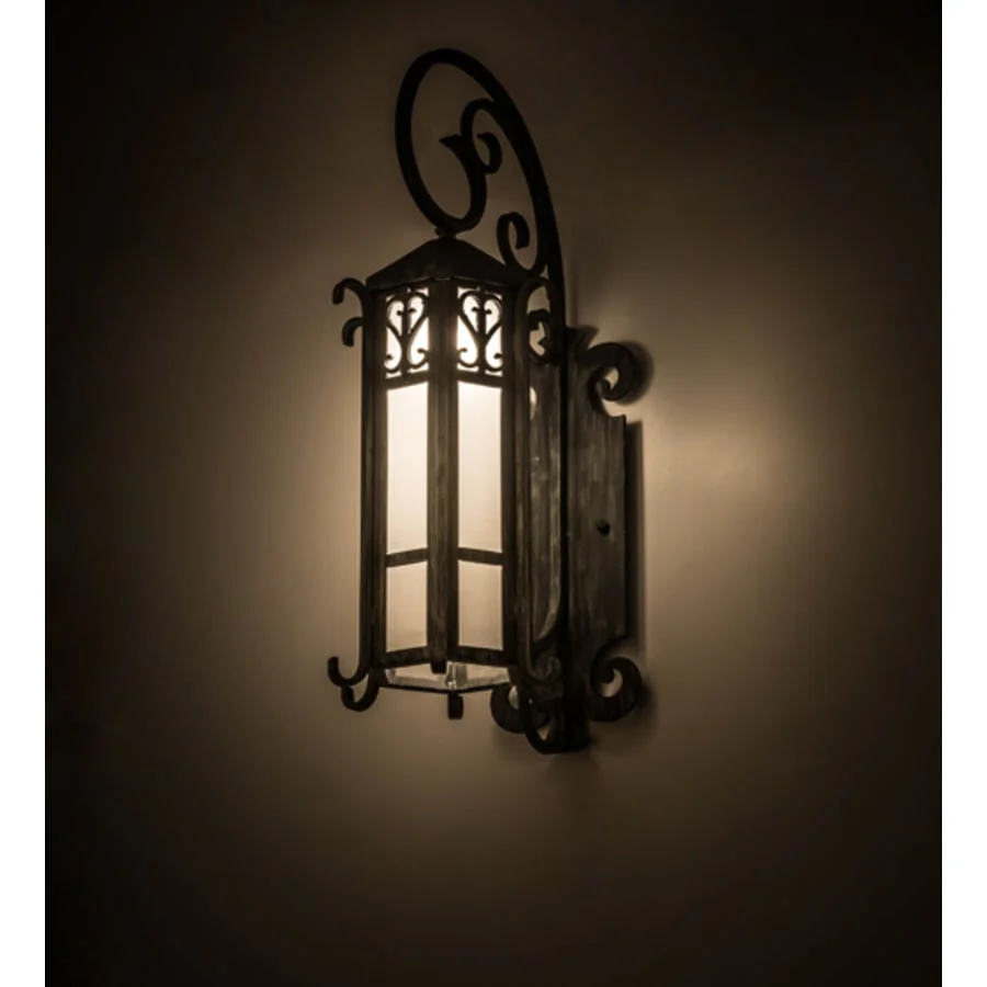 Meyda Tiffany Caprice 28" Tall Wall Sconce with Shade - Image 1