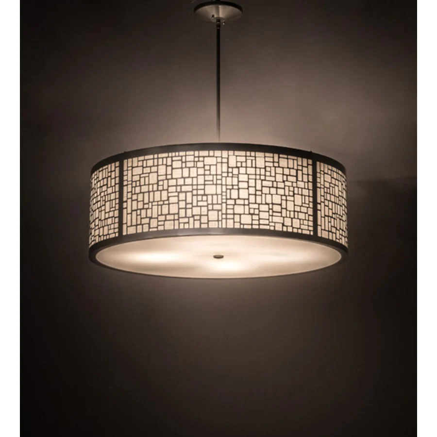 Meyda Tiffany Cilindro 4 Light 36" Wide Pendant - Image 1