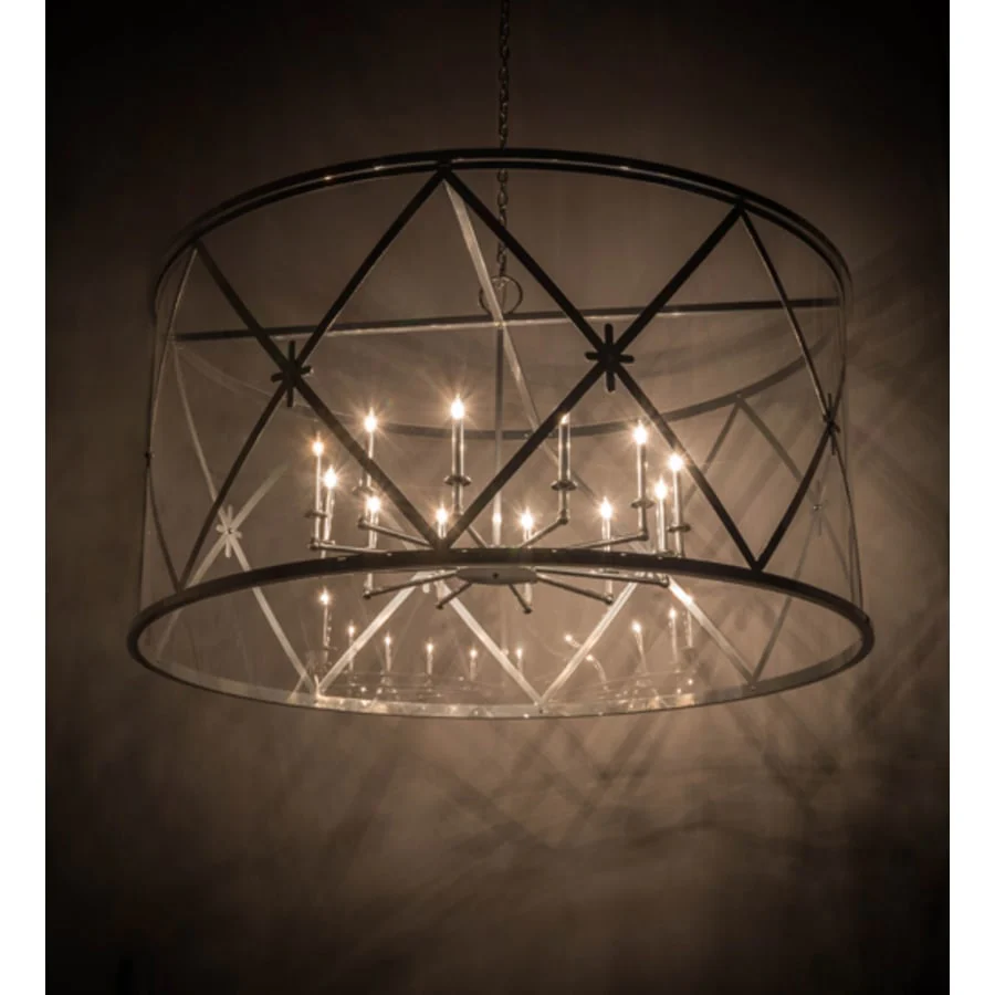 Meyda Tiffany Penelope 12 Light 72" Wide Taper Candle Pendant - Image 1