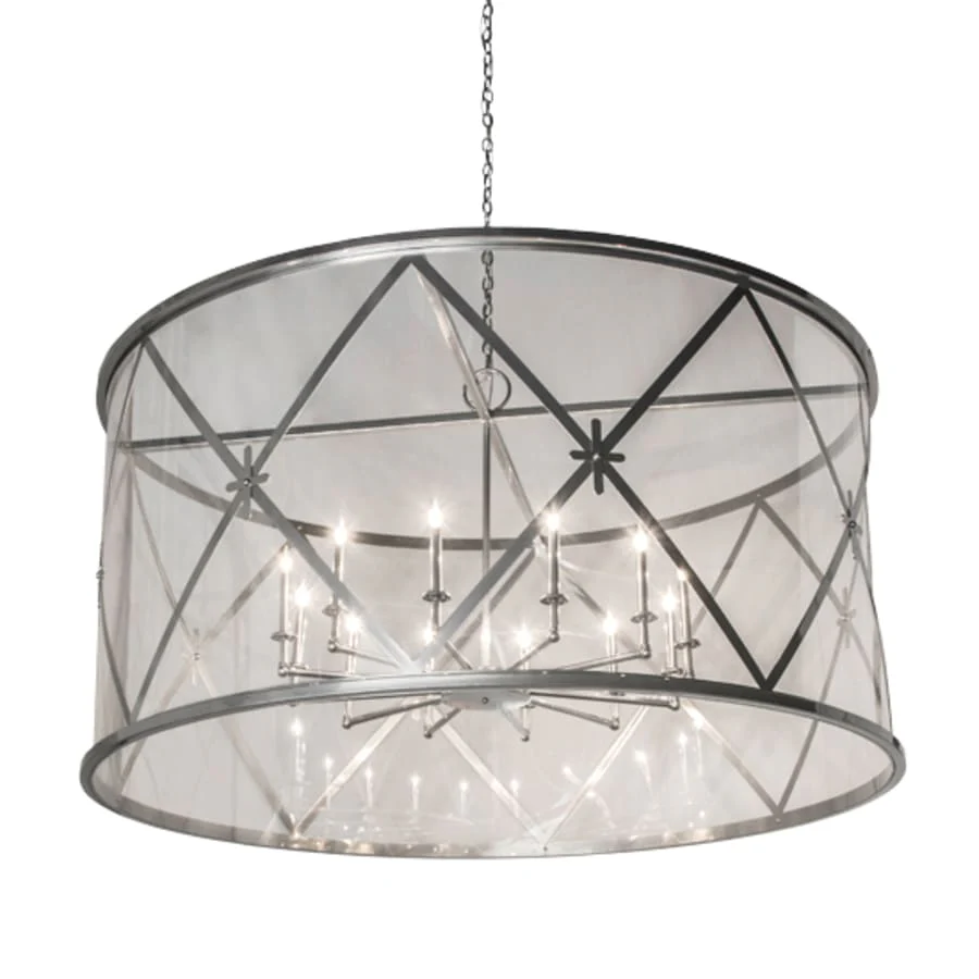 Meyda Tiffany Penelope 12 Light 72" Wide Taper Candle Pendant - Image 3