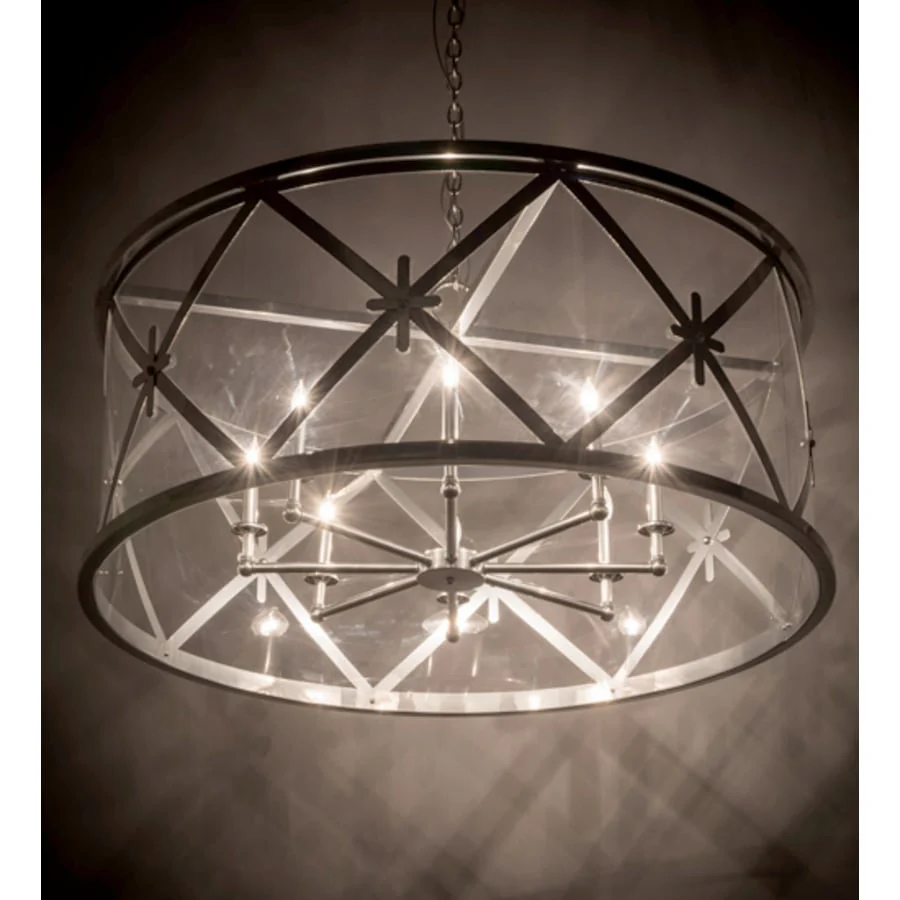 Meyda Tiffany Penelope 8 Light 48" Wide Taper Candle Pendant - Image 1