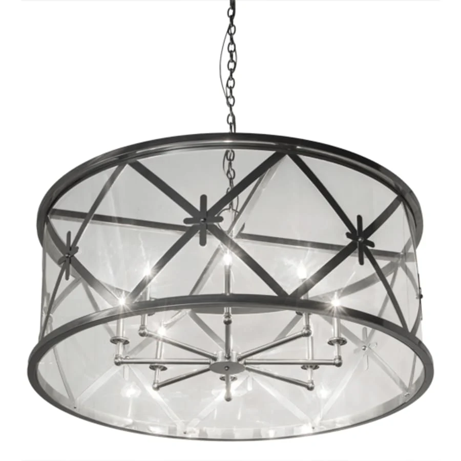 Meyda Tiffany Penelope 8 Light 48" Wide Taper Candle Pendant - Image 3
