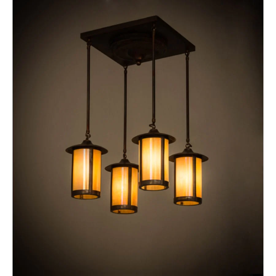 Meyda Tiffany Fulton 4 Light 28" Wide Multi Light Pendant - Image 1