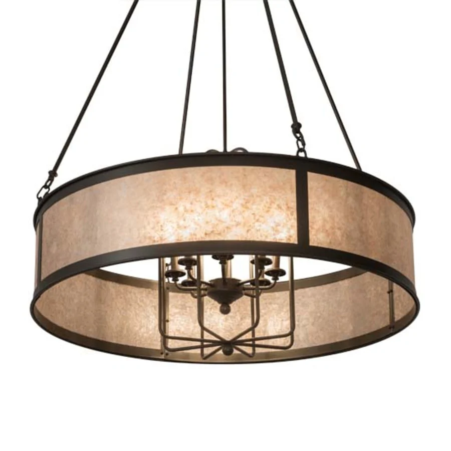 Meyda Tiffany Craftsman Jaula 8 Light 42" Wide Ring Chandelier - Image 1