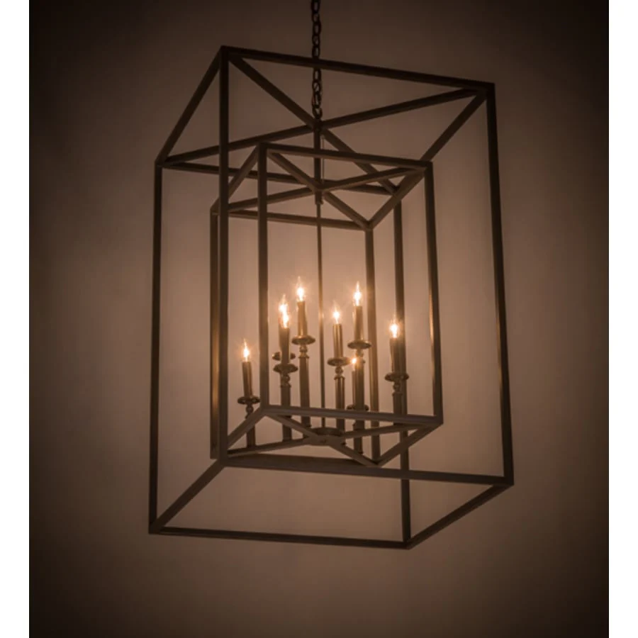 Meyda Tiffany Kitzi 8 Light 40" Wide Taper Candle Pendant - Image 1