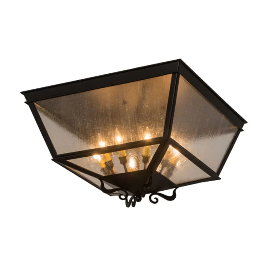 Meyda Tiffany Madeline 10 Light 35" Wide Flush Mount Ceiling Fixture - Image 1