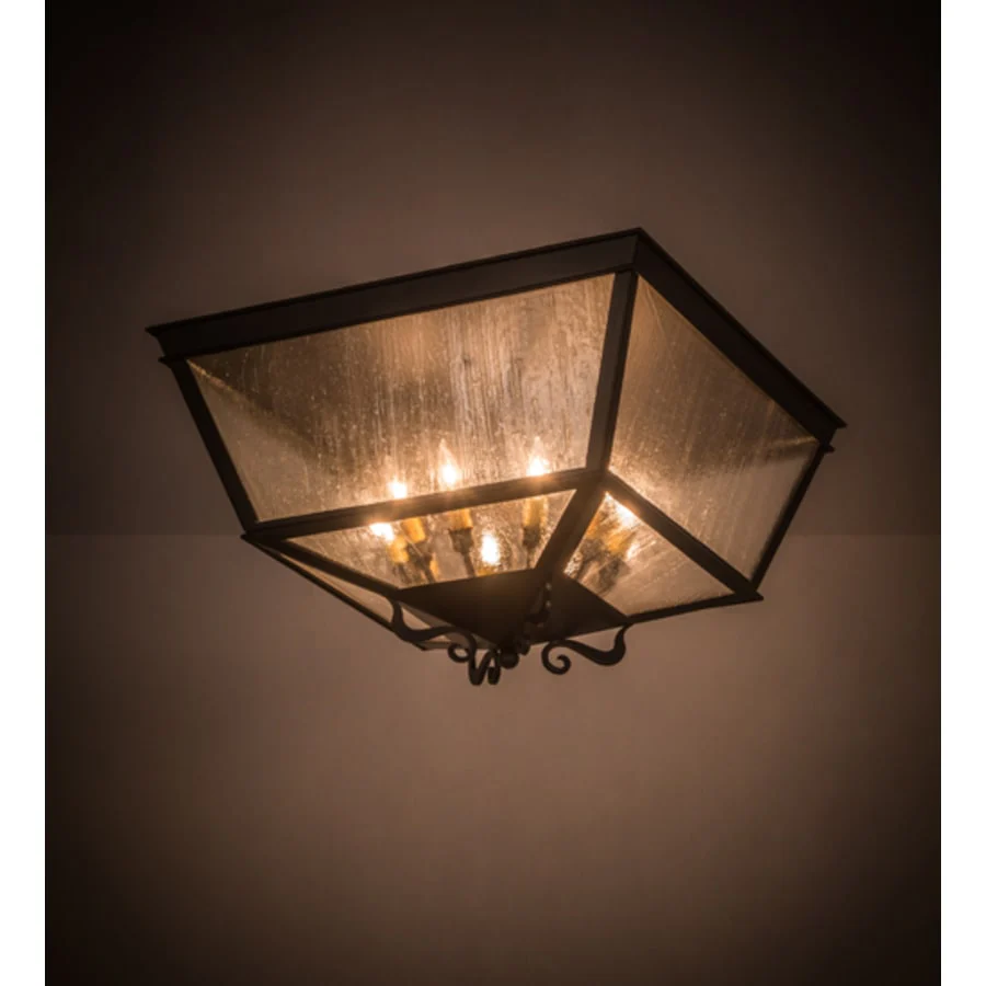 Meyda Tiffany Madeline 10 Light 35" Wide Flush Mount Ceiling Fixture - Image 2