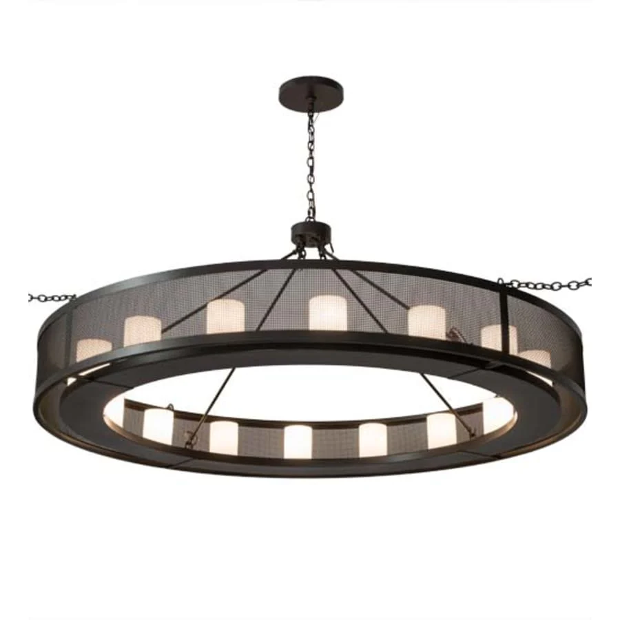 Meyda Tiffany Loxley Golpe 16 Light 78" Wide Ring Chandelier - Image 1