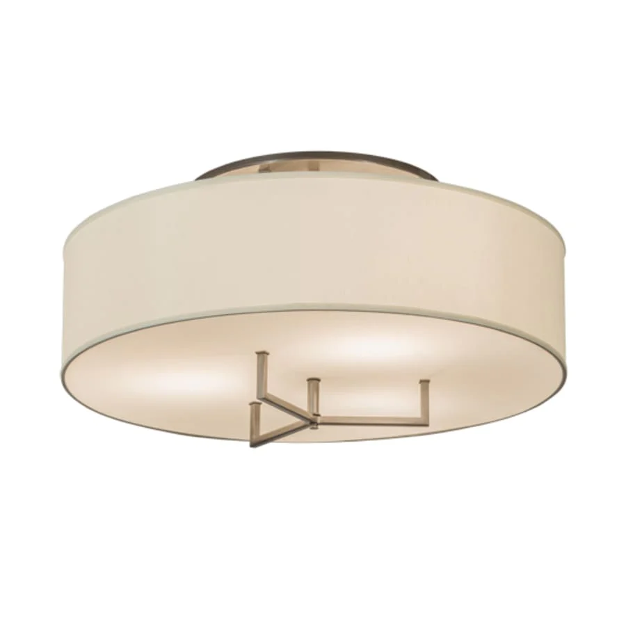 Meyda Tiffany Cilindro 3 Light 30" Wide Flush Mount Drum Ceiling Fixture - Image 2