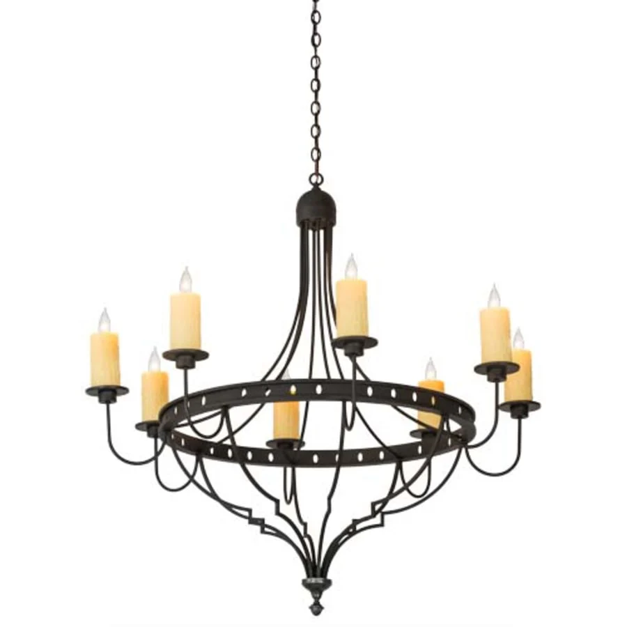 Meyda Tiffany Bottini 8 Light 48" Wide Taper Candle Style Chandelier - Image 1