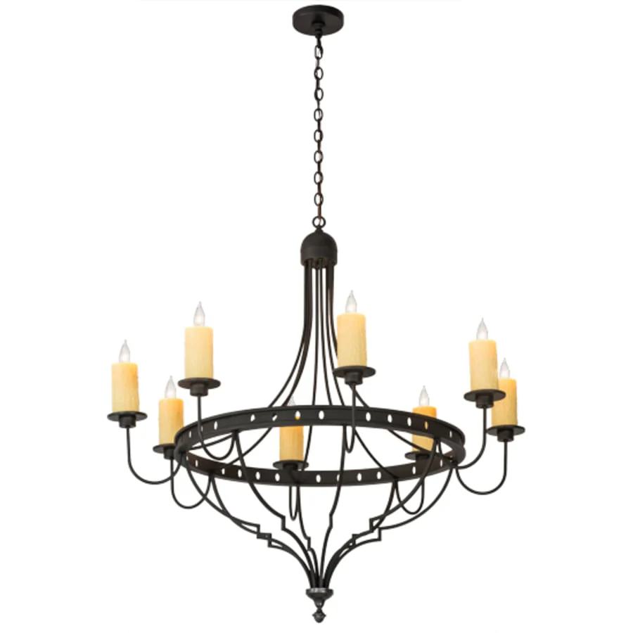 Meyda Tiffany Bottini 8 Light 48" Wide Taper Candle Style Chandelier - Image 2
