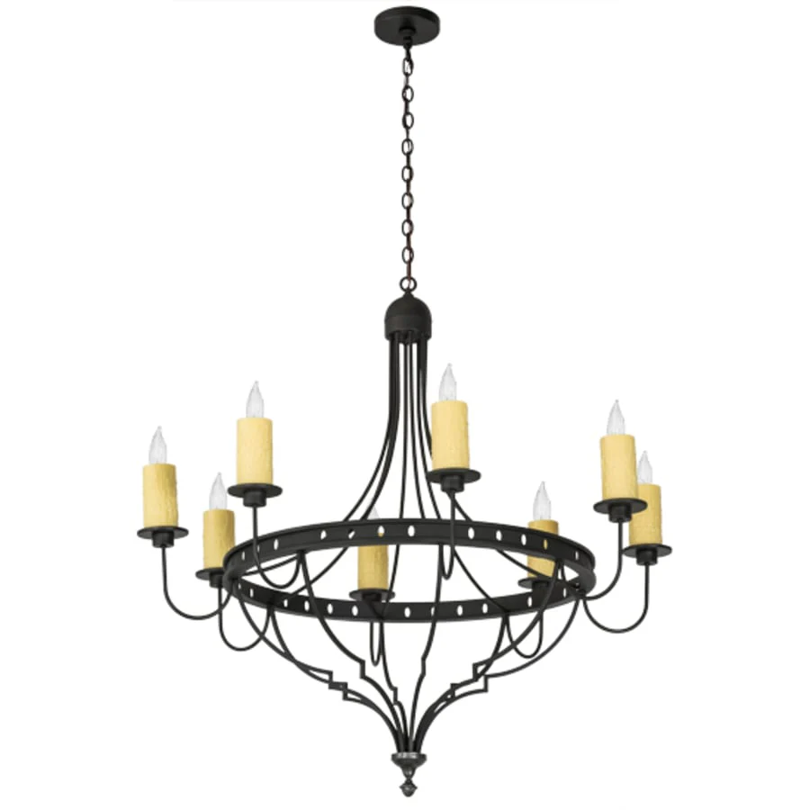 Meyda Tiffany Bottini 8 Light 48" Wide Taper Candle Style Chandelier - Image 3