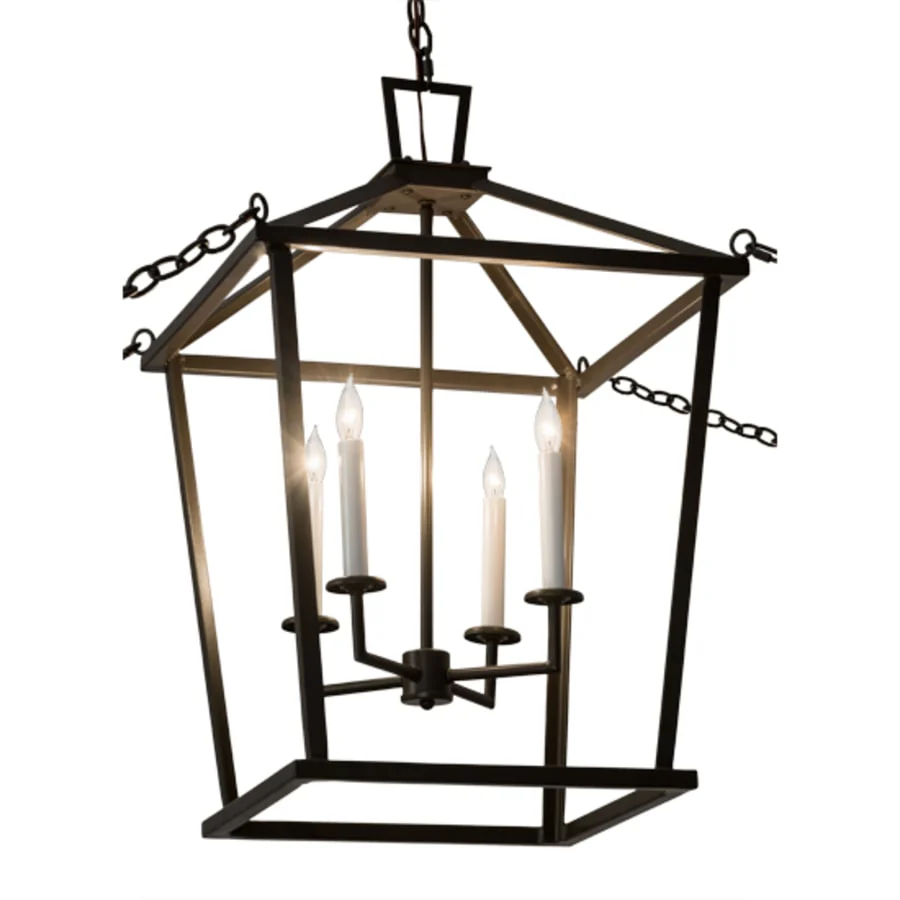 Meyda Tiffany Kitzi 4 Light 29" Wide Taper Candle Pendant - Image 3