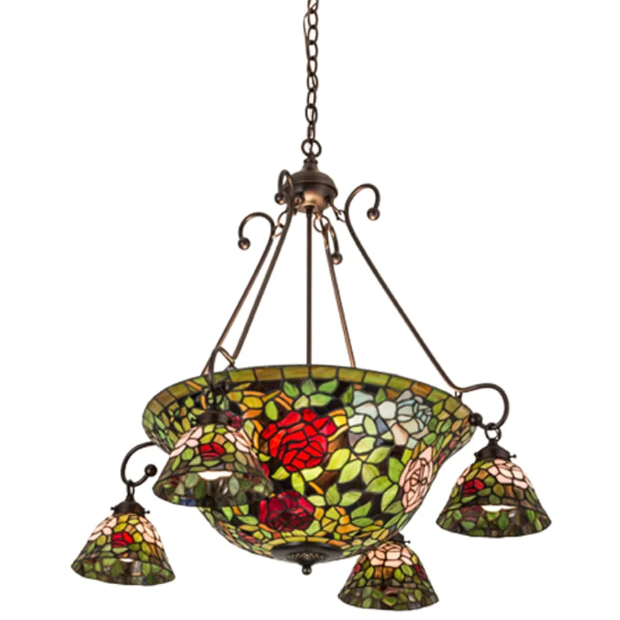 Meyda Tiffany Tiffany Rosebush 5 Light 36" Wide Chandelier - Image 2