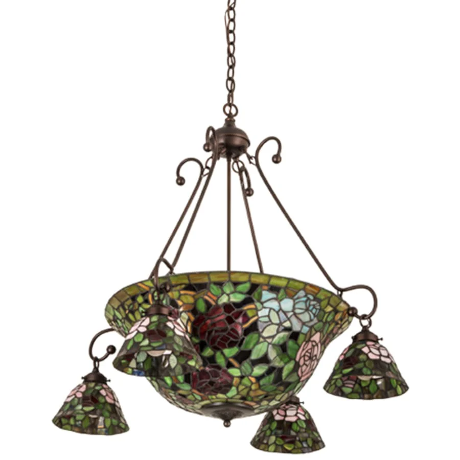 Meyda Tiffany Tiffany Rosebush 5 Light 36" Wide Chandelier - Image 3