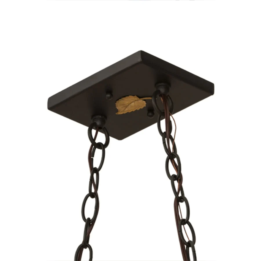 Meyda Tiffany Moose and Black Bear 9 Light 48" Wide Linear Pendant - Image 3
