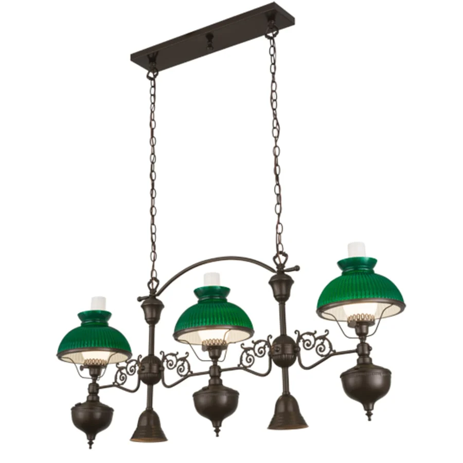 Meyda Tiffany Sunbury 3 Light 48" Wide Linear Pendant - Image 3