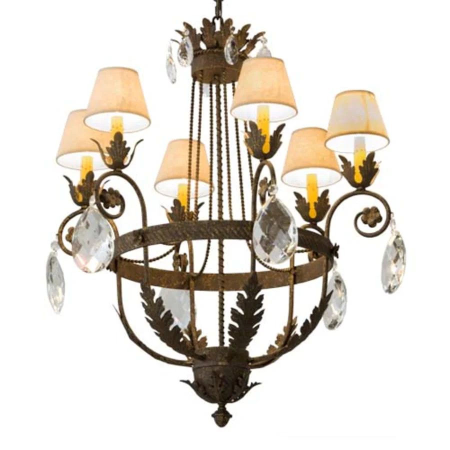 Meyda Tiffany Antonia 6 Light 29" Wide Crystal Chandelier - Image 1