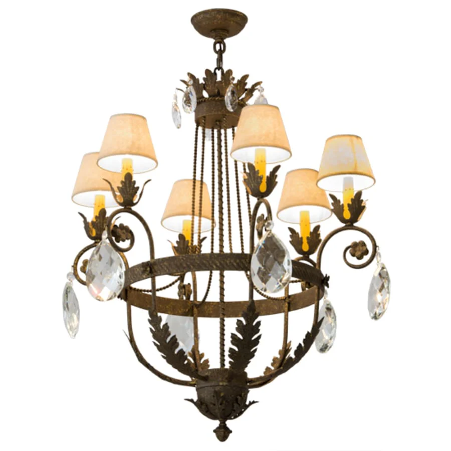 Meyda Tiffany Antonia 6 Light 29" Wide Crystal Chandelier - Image 2