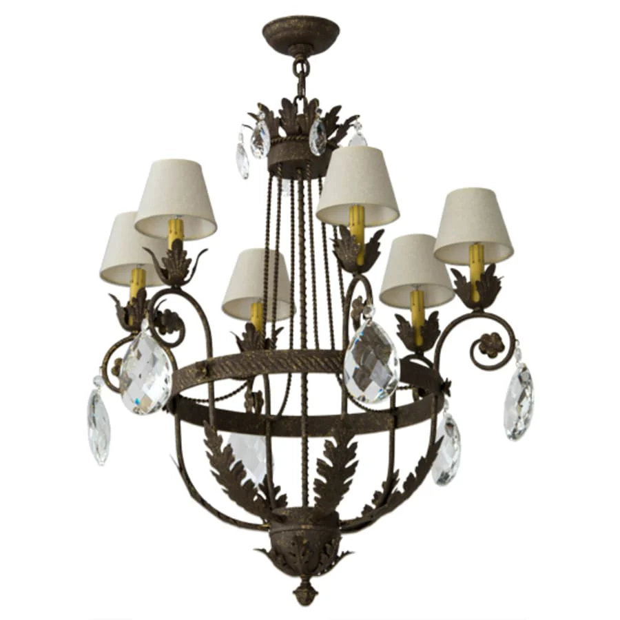 Meyda Tiffany Antonia 6 Light 29" Wide Crystal Chandelier - Image 3