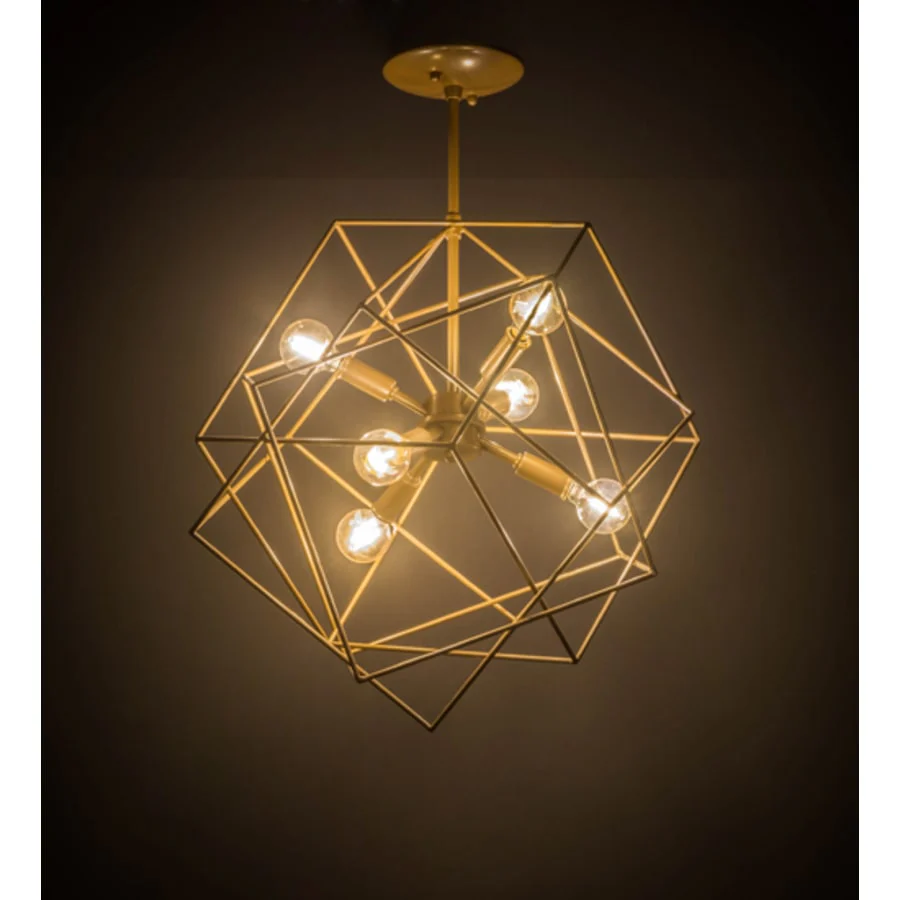 Meyda Tiffany Conundrum 6 Light 19" Wide Pendant - Image 1