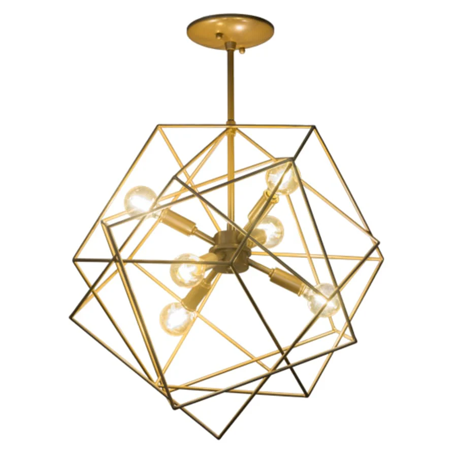 Meyda Tiffany Conundrum 6 Light 19" Wide Pendant - Image 2