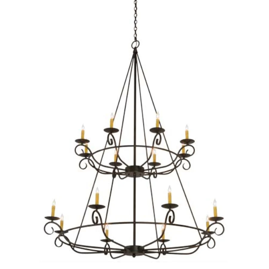 Meyda Tiffany Estrella 16 Light 54" Wide Taper Candle Style Chandelier - Image 1