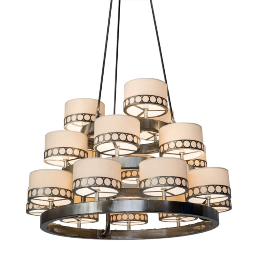 Meyda Tiffany Cilindro 18 Light 50" Wide Ring Chandelier - Image 2