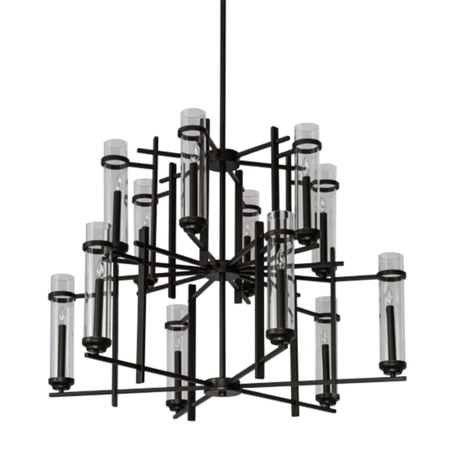 Meyda Tiffany Landon 12 Light 44" Wide Chandelier - Image 3
