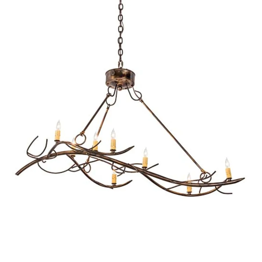 Meyda Tiffany Winter Solstice 8 Light 23" Wide Taper Candle Style Chandelier - Image 1