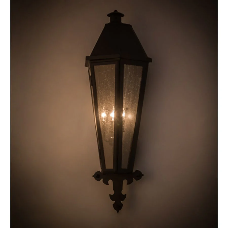 Meyda Tiffany Millesime 3 Light 40" Tall Wall Sconce with Shade - Image 1