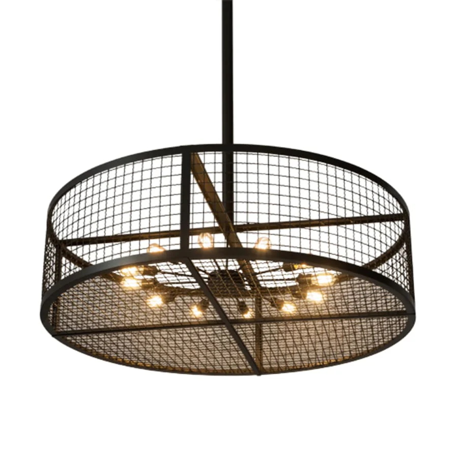 Meyda Tiffany Paloma 12 Light 60" Wide Cage Pendant - Image 2