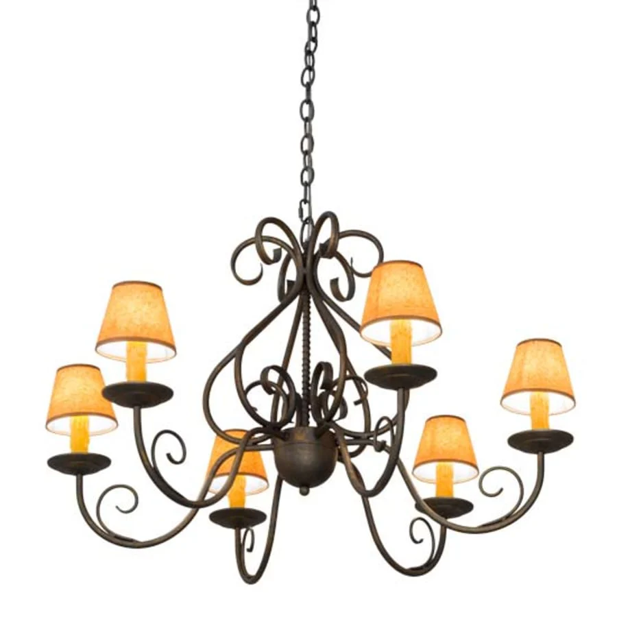 Meyda Tiffany Jenna 6 Light 36" Wide Chandelier - Image 1