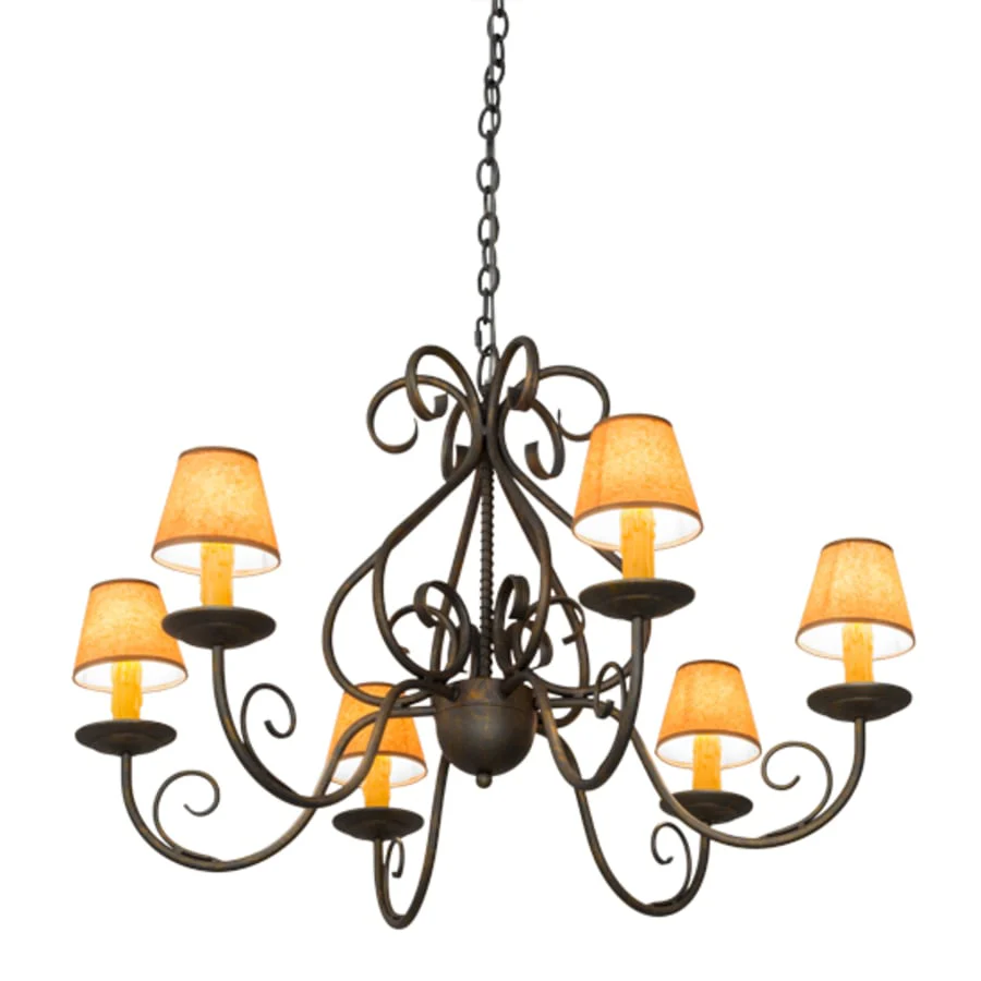 Meyda Tiffany Jenna 6 Light 36" Wide Chandelier - Image 2