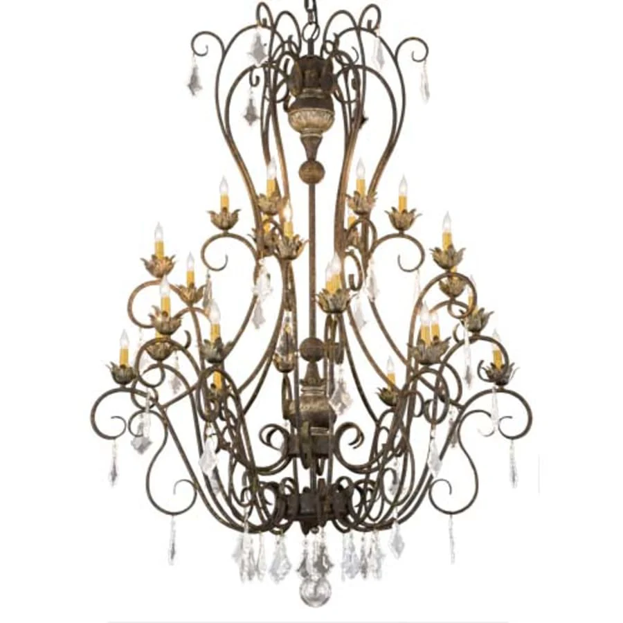 Meyda Tiffany Felicia 24 Light 51" Wide Taper Candle Style Chandelier - Image 1