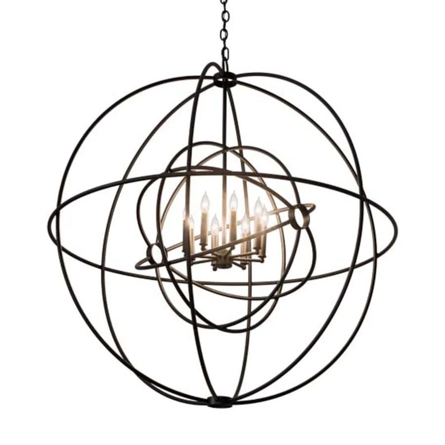 Meyda Tiffany Atom Enerjisi 8 Light 43" Wide Taper Candle Style Chandelier - Image 1