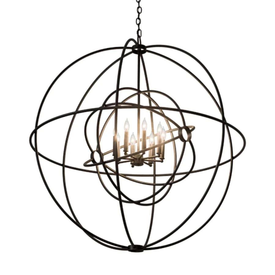 Meyda Tiffany Atom Enerjisi 8 Light 43" Wide Taper Candle Style Chandelier - Image 2