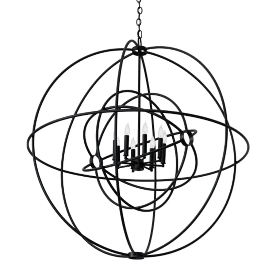 Meyda Tiffany Atom Enerjisi 8 Light 43" Wide Taper Candle Style Chandelier - Image 3
