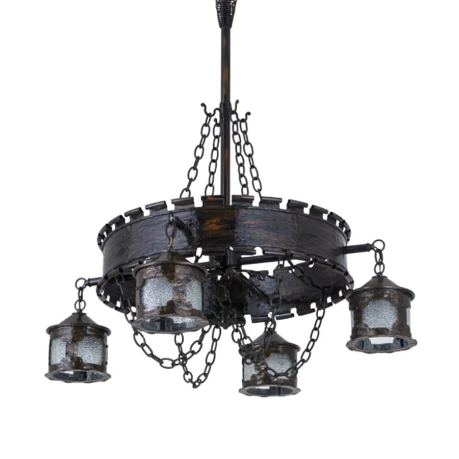 Meyda Tiffany Antique Gothic 4 Light 40" Wide Chandelier - Image 3