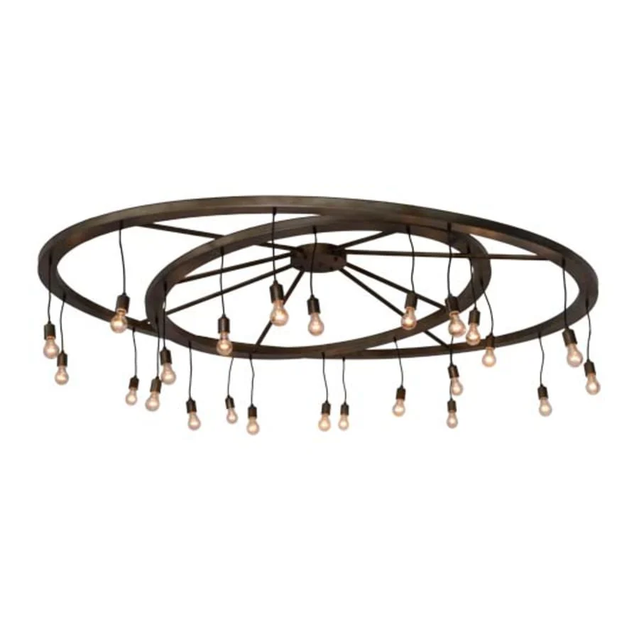 Meyda Tiffany Donner 24 Light 95" Wide Ring Chandelier - Image 1