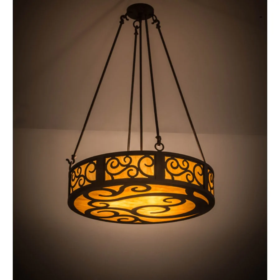 Meyda Tiffany Dean 3 Light 24" Wide Pendant - Image 1