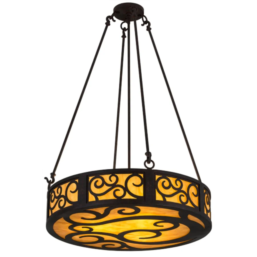 Meyda Tiffany Dean 3 Light 24" Wide Pendant - Image 3