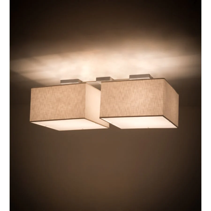 Meyda Tiffany Quadrato 8 Light 55" Wide Linear Pendant - Image 1